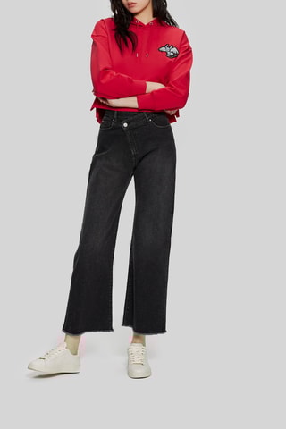 Sweat com capuz - Vermelho - IKKS