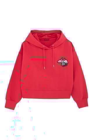 Sweat com capuz - Vermelho - IKKS