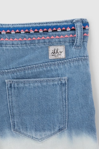 Short en jean - Bleu et blanc - IKKS