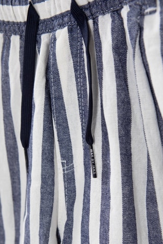 Bermudas de linho - Azul - IKKS