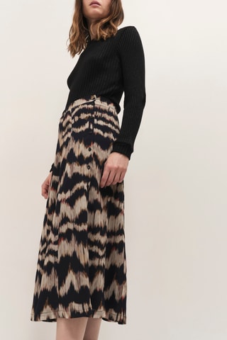 Saia midi - Preto - One Step