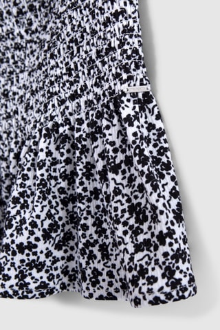 Jupe volantée - Blanc et noir - IKKS