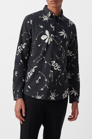 Camisa regular - Preto - IKKS