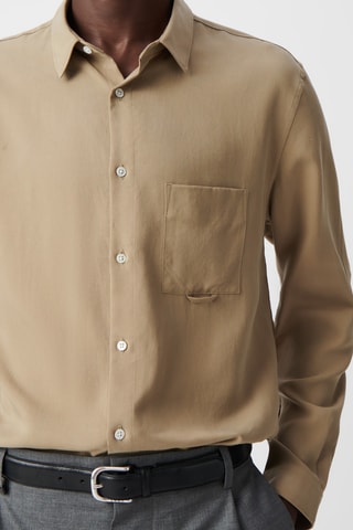 Chemise regular - Beige - IKKS