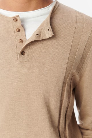 Camisola em algodão biológico - Bege - IKKS