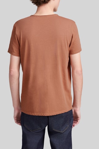 T-shirt em algodão biológico - Camel - IKKS