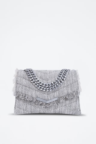 Mala de ombro em tweed - Bege ­mesclado IKKS