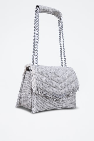 Mala de ombro em tweed - Bege ­mesclado IKKS