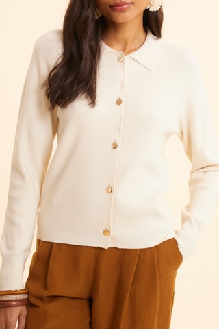 Casaco de malha - Cru - I.Code