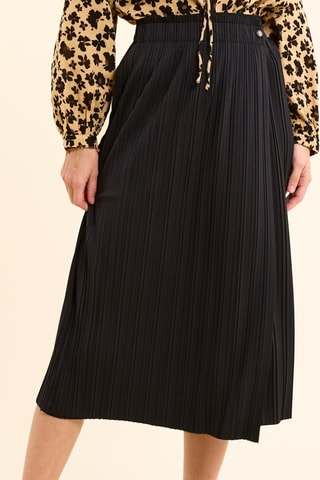 Saia plissada - Preto - I.Code