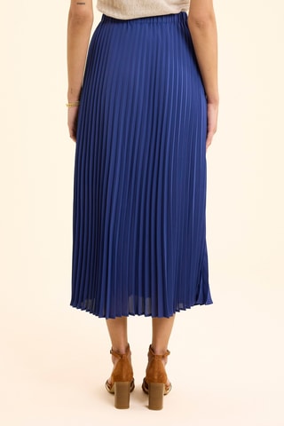 Saia plissada - Azul-real - I.Code