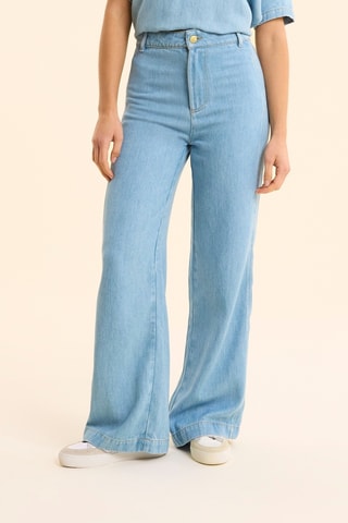 Jean large - Ciel - I.Code