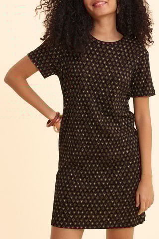 Vestido t-shirt - Preto - I.Code
