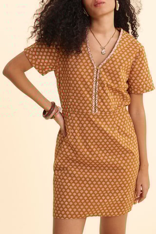 Vestido direito - Camel - I.Code