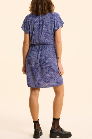 Vestido traçado - Azul-marinho - I.Code