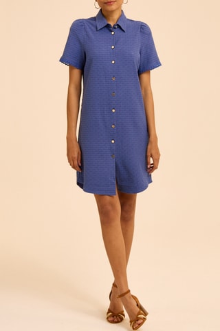 Vestido-camisa - Azul-real - I.Code