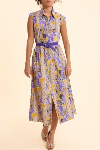 Vestido-camisa - Violeta - I.Code