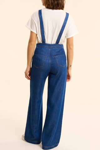 Jardineiras de ganga - Azul-escuro - I.Code