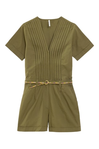 Macacão curto - Caqui - I.Code