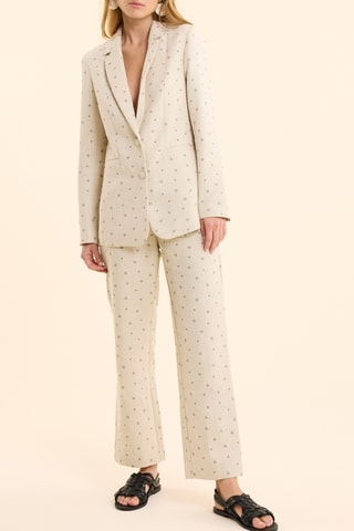 Casaco em linho - Cru - I.Code