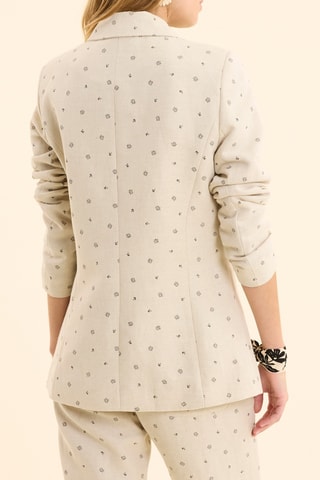 Casaco em linho - Cru - I.Code