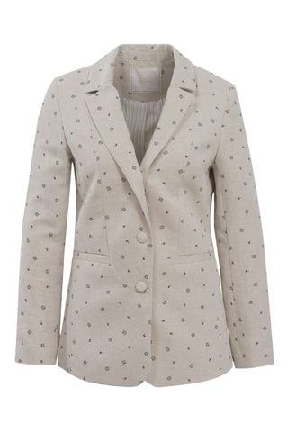 Casaco em linho - Cru - I.Code