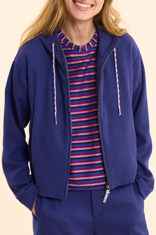 Sweat com capuz - Índigo - I.Code