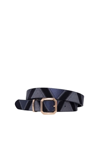 Cinto em couro de vitelo - Preto - I.Code