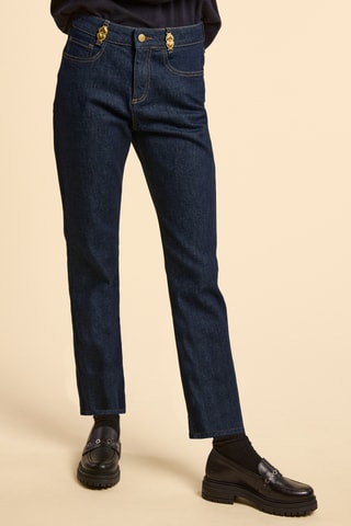 Jean droit - Bleu foncé - I.Code