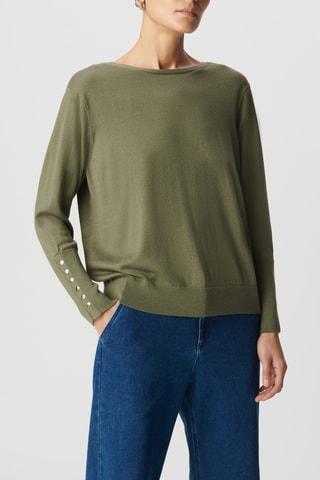 Casaco de malha - Caqui - IKKS