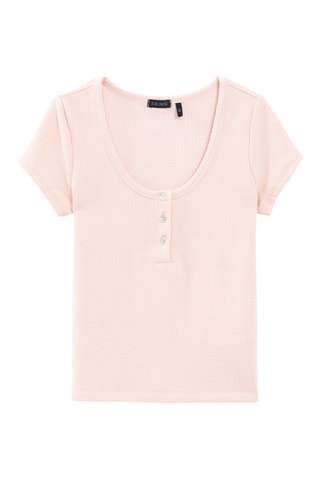 T-shirt - Rosa-maquilhagem - IKKS