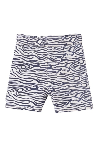 Bermudas reversível em algodão biológico - Azul-marinho - IKKS