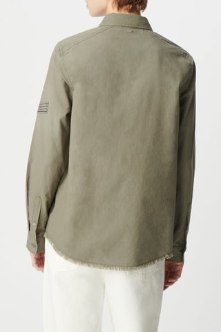 Chemisier en coton biologique - Kaki - IKKS