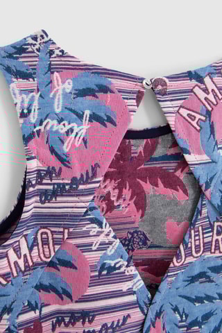 Vestido - Rosa e azul-celeste - IKKS