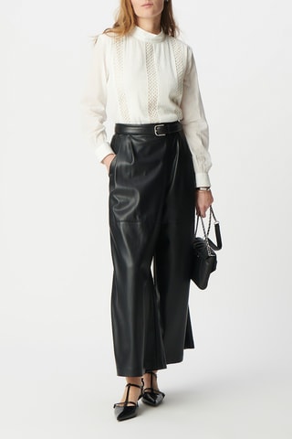 Top em algodão biológico - Branco - IKKS