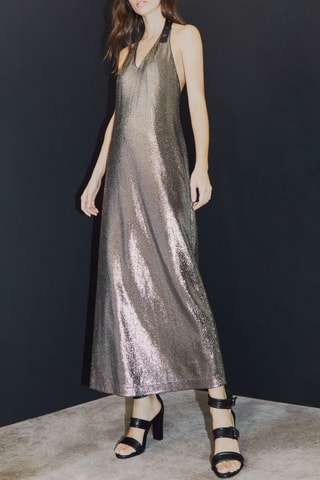 Robe longue - Doré - IKKS