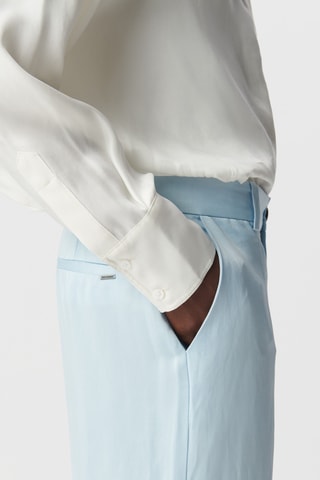 Pantalon droit en lin - Ciel - IKKS