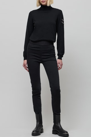 Jegging taille haute - Noir - IKKS