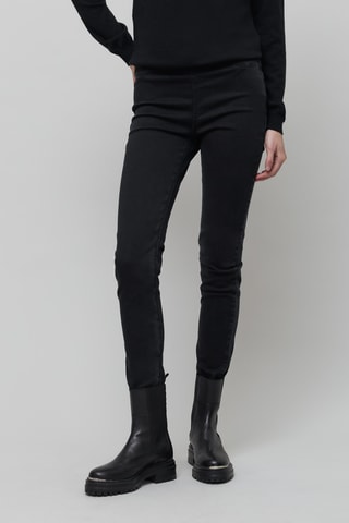 Jegging taille haute - Noir - IKKS