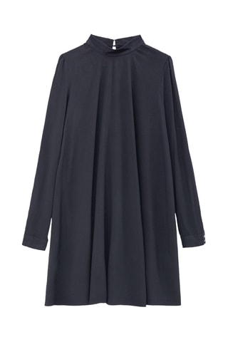 Vestido trapézio - Preto - IKKS