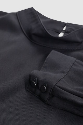 Vestido trapézio - Preto - IKKS