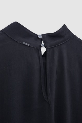 Vestido trapézio - Preto - IKKS