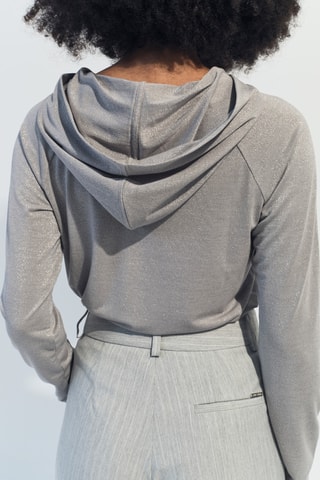 T-shirt com capuz - Prateado - One Step