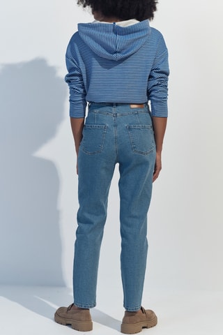 Sweat com capuz - Azul-cobalto - One Step