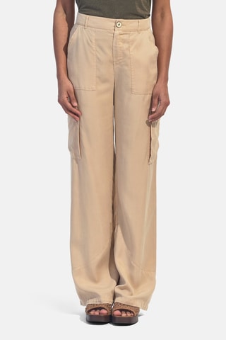 Pantalon droit taille haute - Beige - One Step
