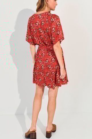 Vestido-camisa - Vermelho - One Step