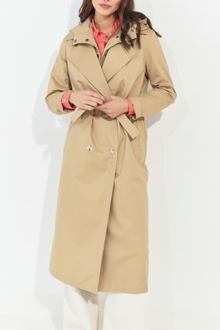 Trench en coton biologique - Beige - One Step