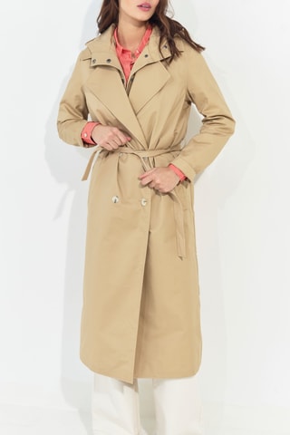 Trench en coton biologique - Beige - One Step