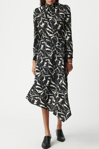 Vestido midi - Preto - IKKS