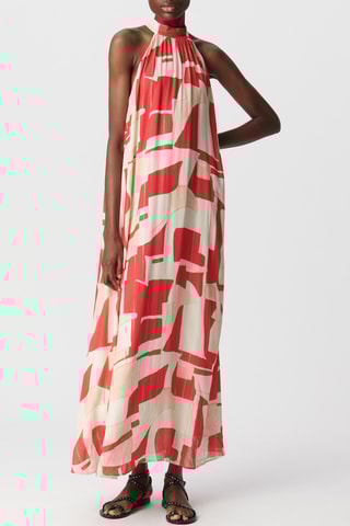 Vestido comprido - Coral - IKKS